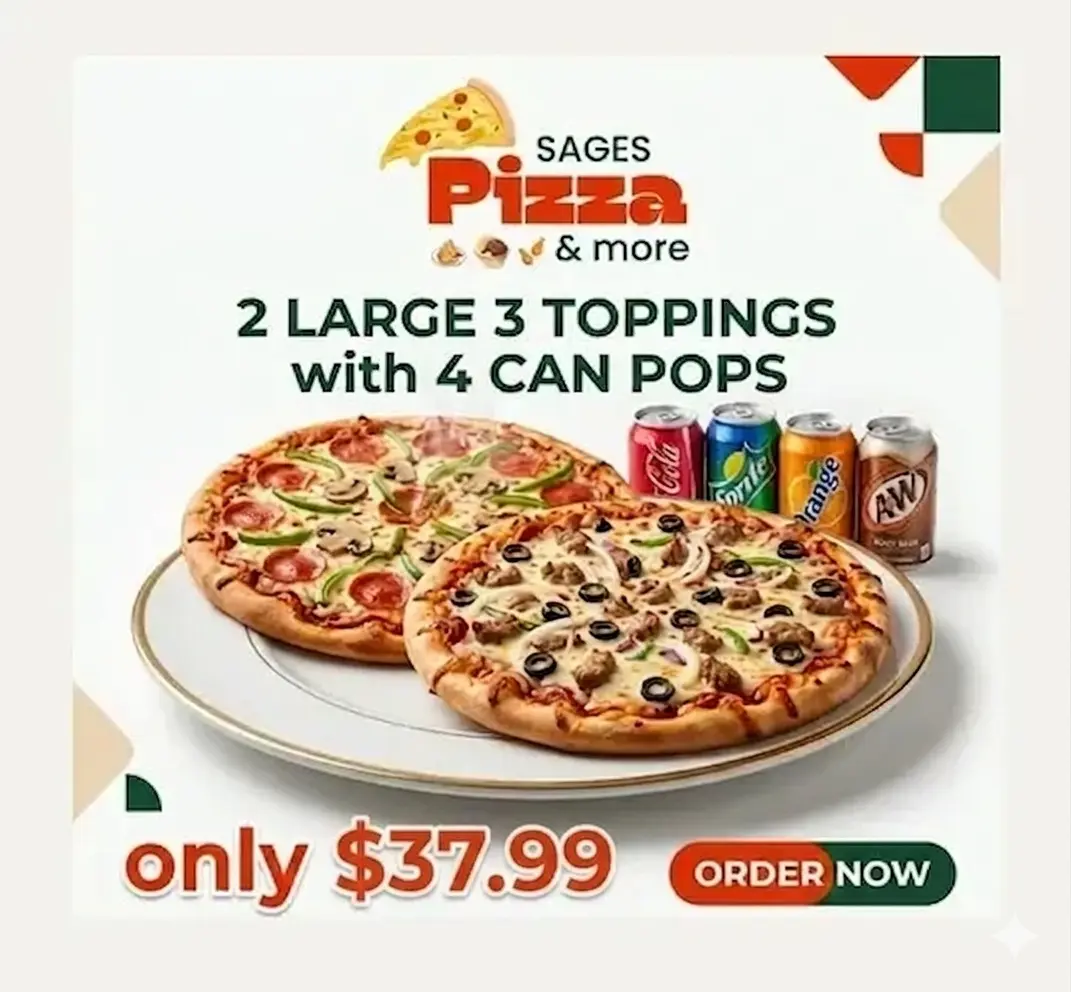 Deals from Sages Pizza & More