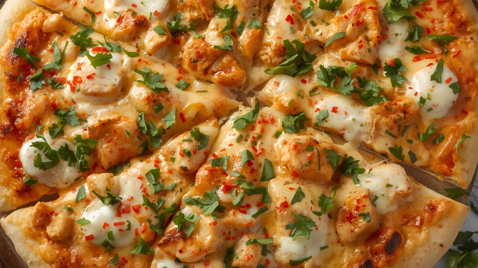 Butter Chicken Pizza from Sages Pizza & More